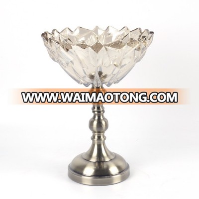 NO P025 Hot promotion durable glass fruit plate for  wholesale