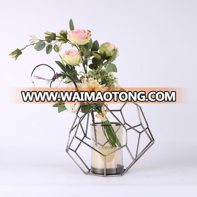 NO H010 modern tide Irregular geometry candle holder for wedding center decor